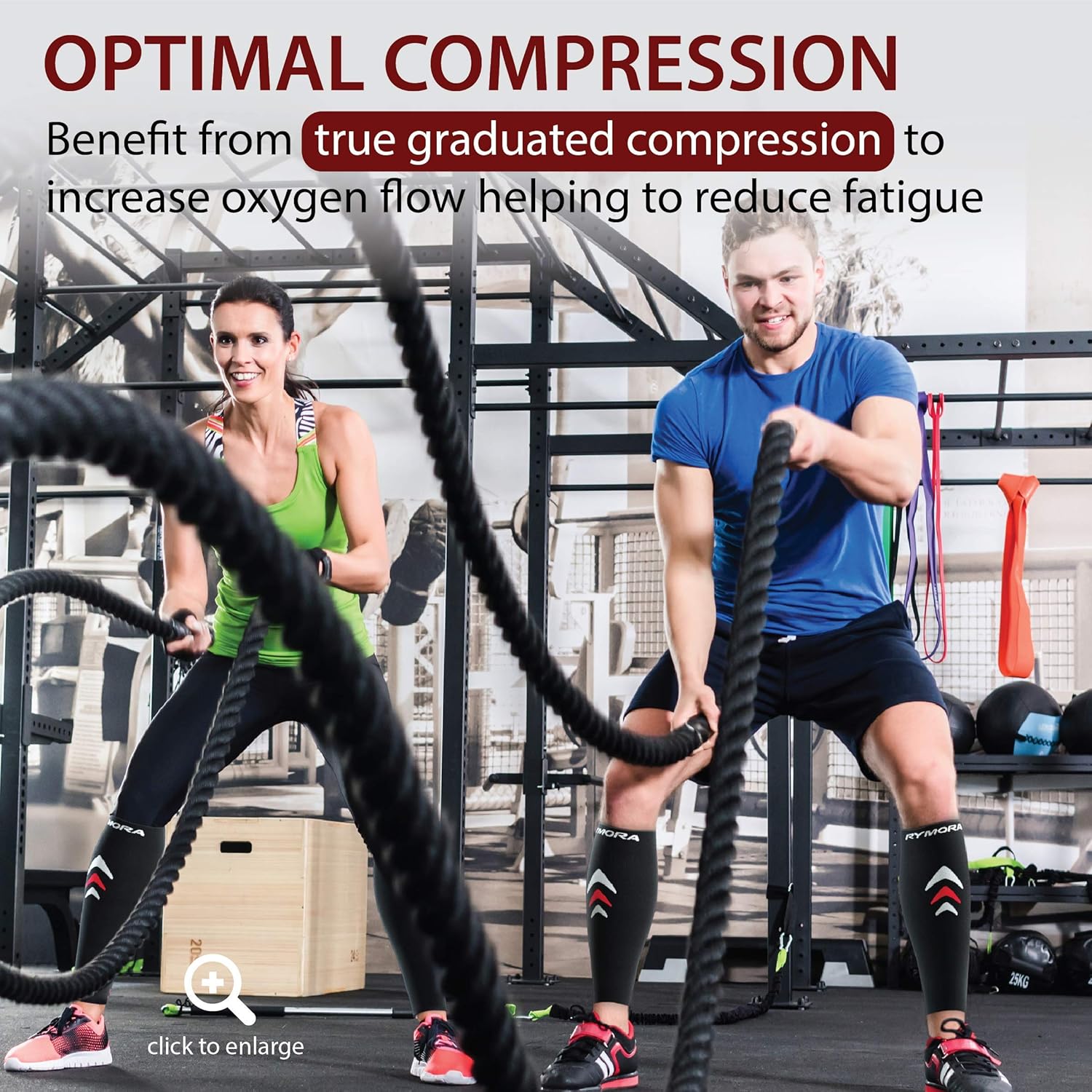 Calf Compression Sleeves Men Women - Leg Compression Sleeve Footless Socks - Shin Splint Relief Fitness Running - Image 4