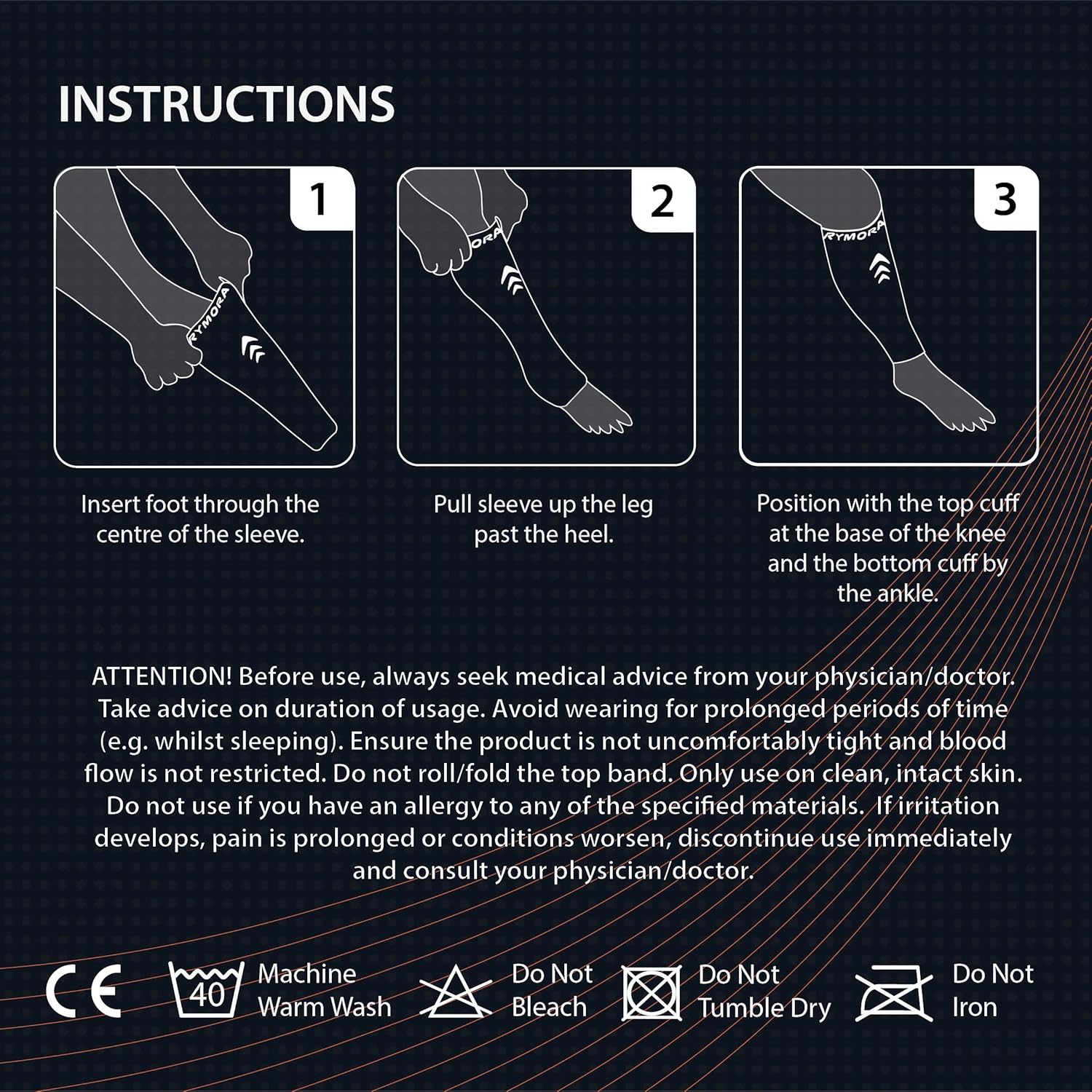 Calf Compression Sleeves Men Women - Leg Compression Sleeve Footless Socks - Shin Splint Relief Fitness Running - Image 9